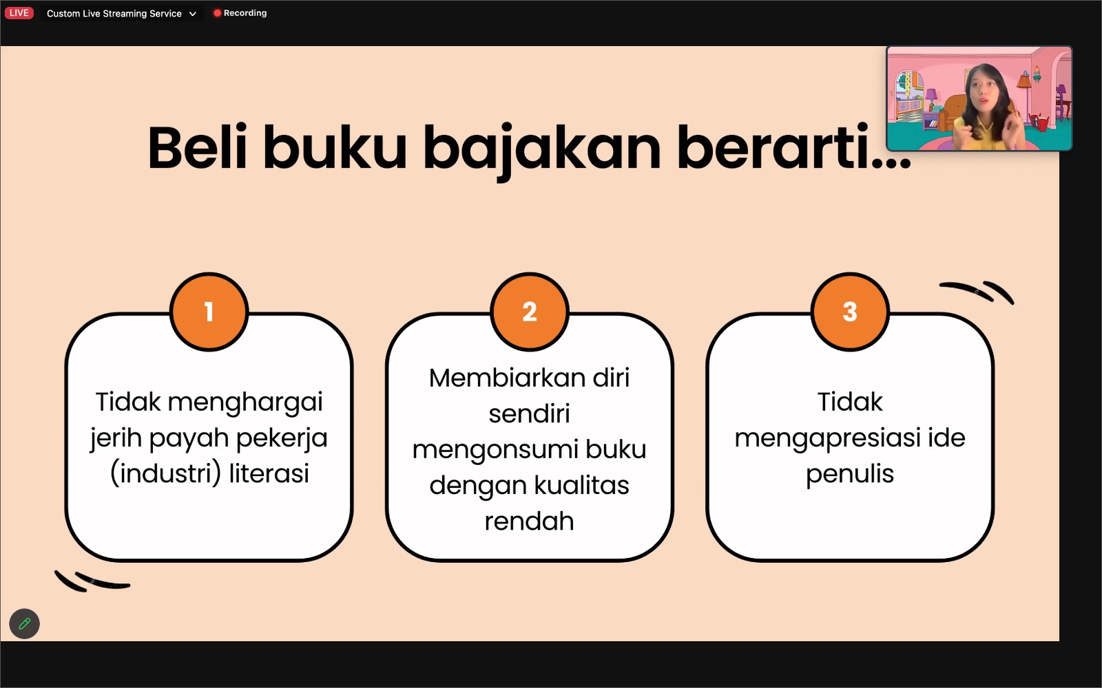 Siasat Terhindar Dari Buku Bajakan Bersama Duta Baca DKI Jakarta 2023